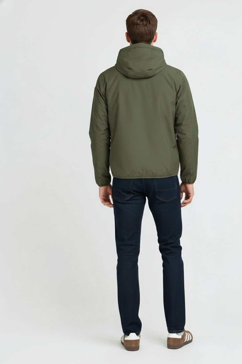 Ciesse Piumini Peter giubbotto uomo verde militare con cappuccio