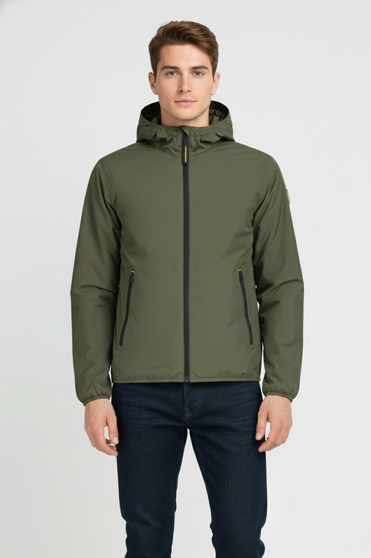 Ciesse Piumini Peter giubbotto uomo verde militare con cappuccio