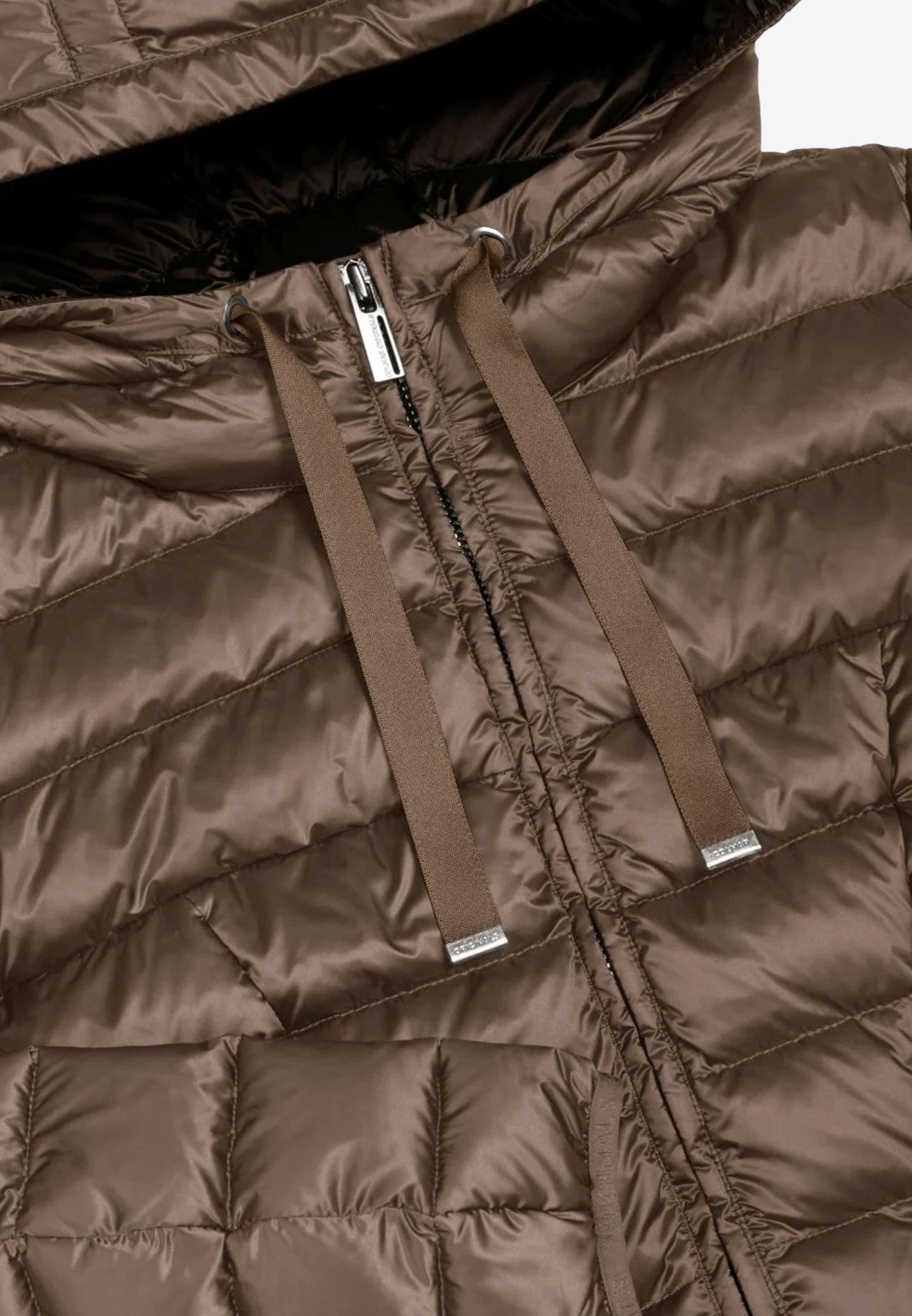 Colmar Piumino Deluxe Donna Marrone con Cappuccio