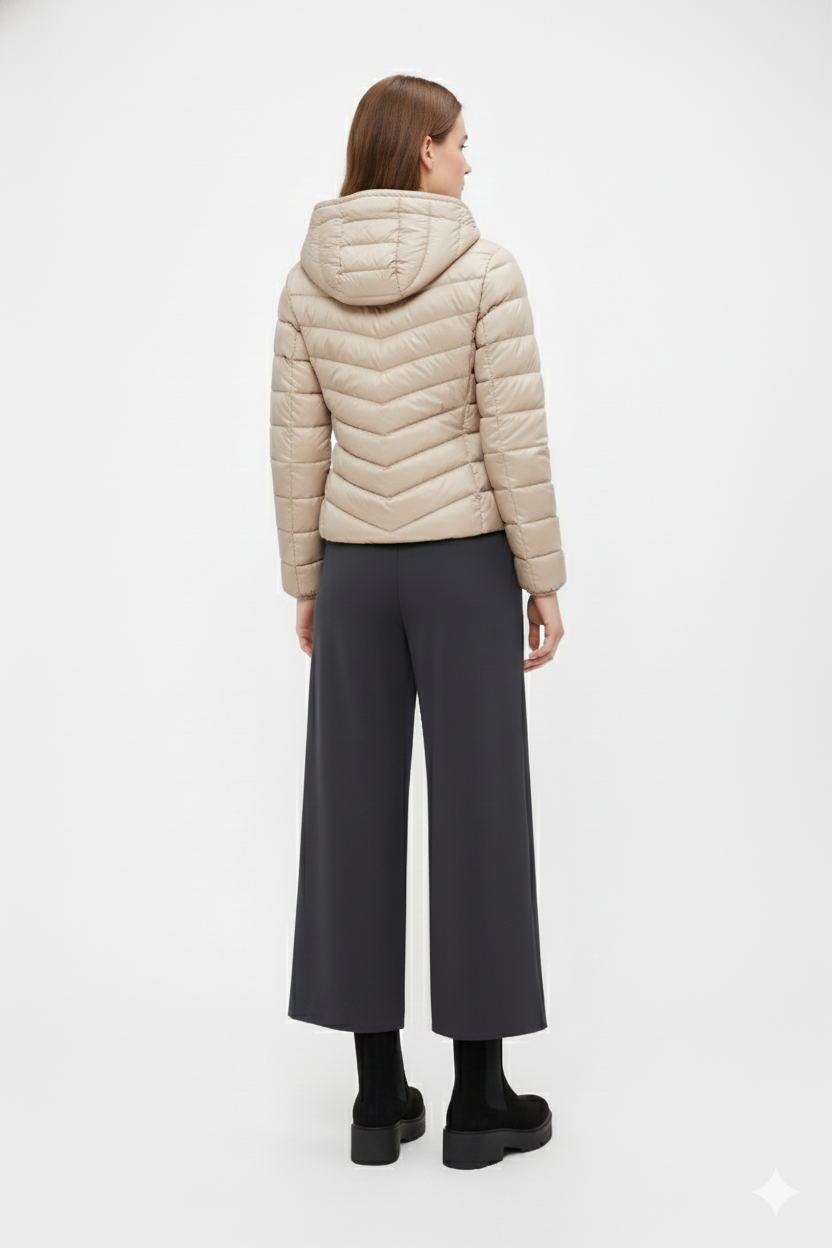 Colmar Piumino Donna Avorio Imbottito con Cappuccio