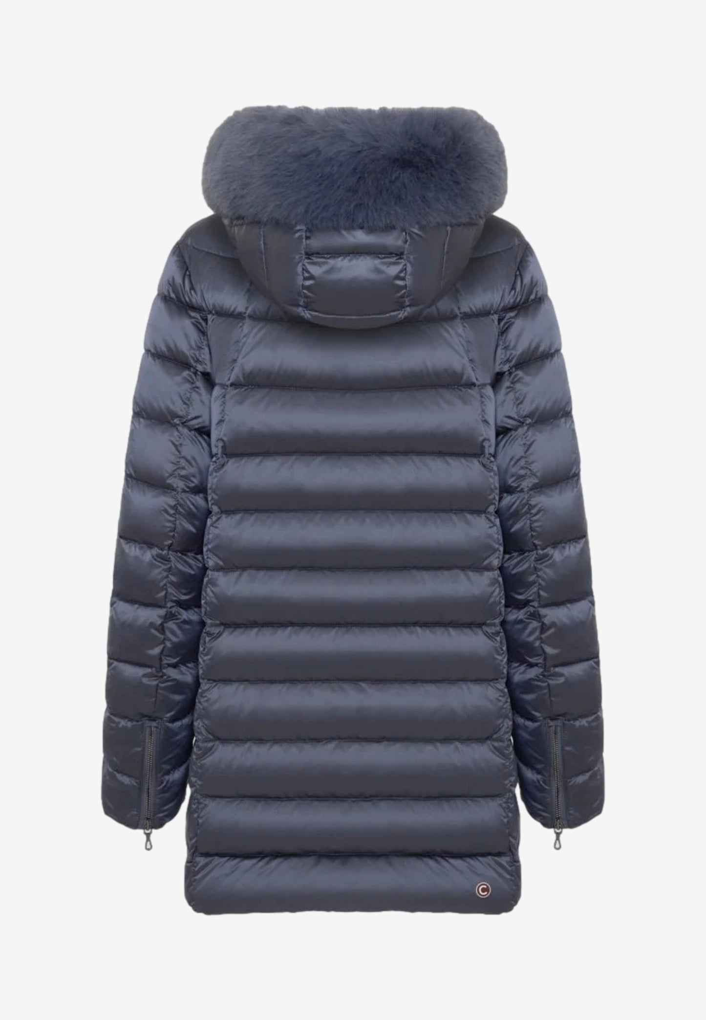 Colmar Piumino da Donna Grigio Imbottito con Cappuccio