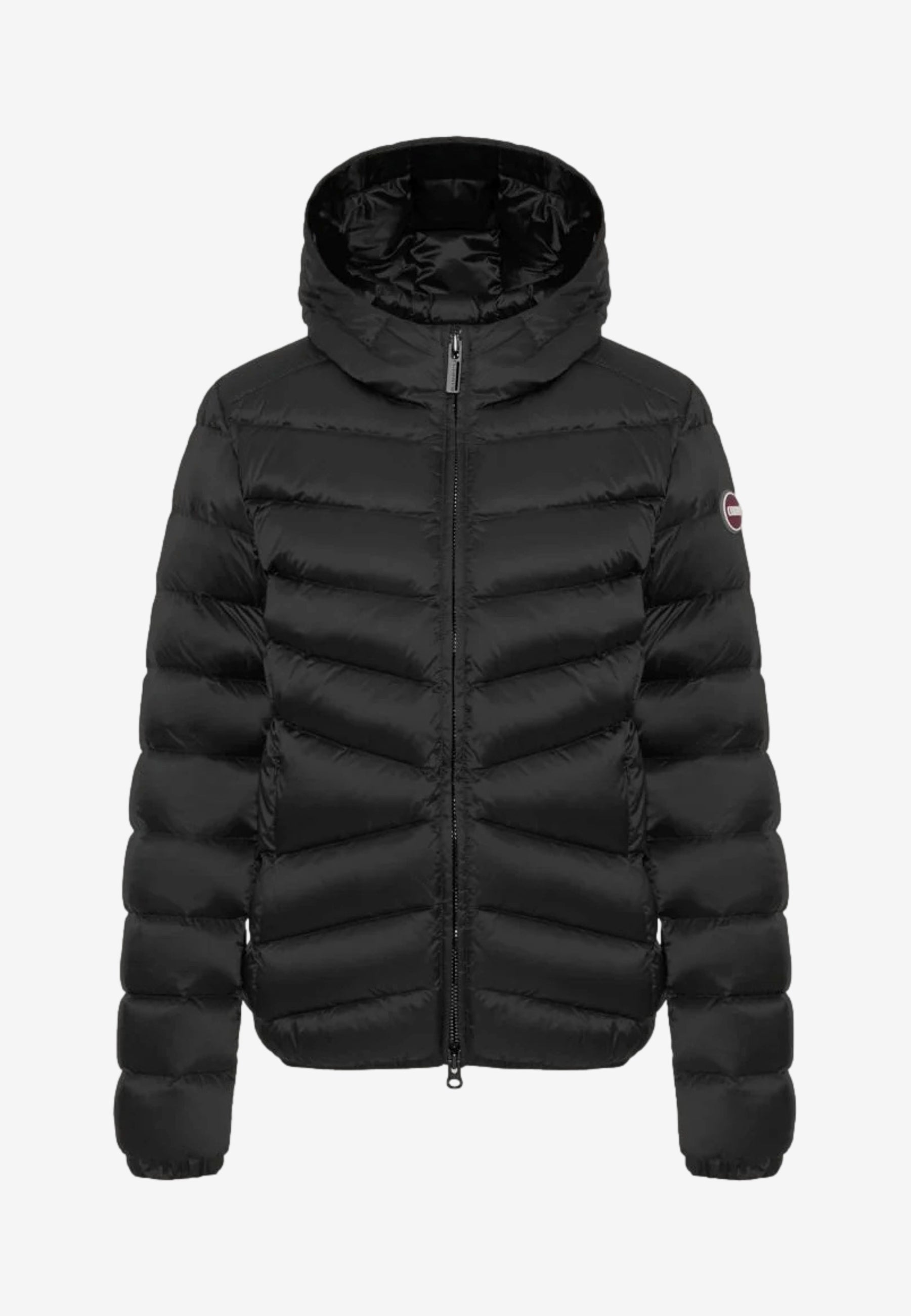 Colmar Piumino Donna Nero Trapuntato con Cappuccio