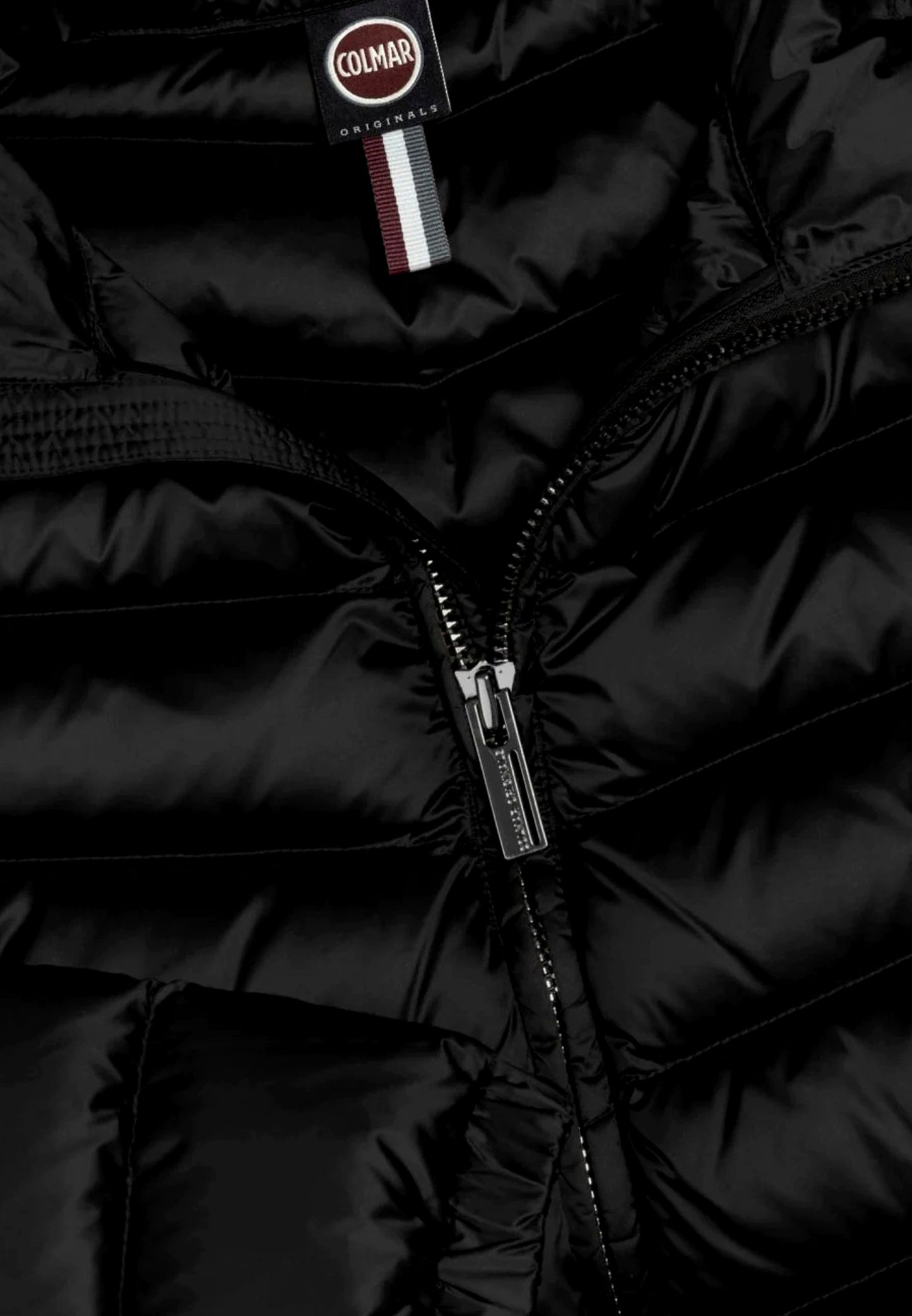 Colmar Piumino Donna Nero Trapuntato con Cappuccio