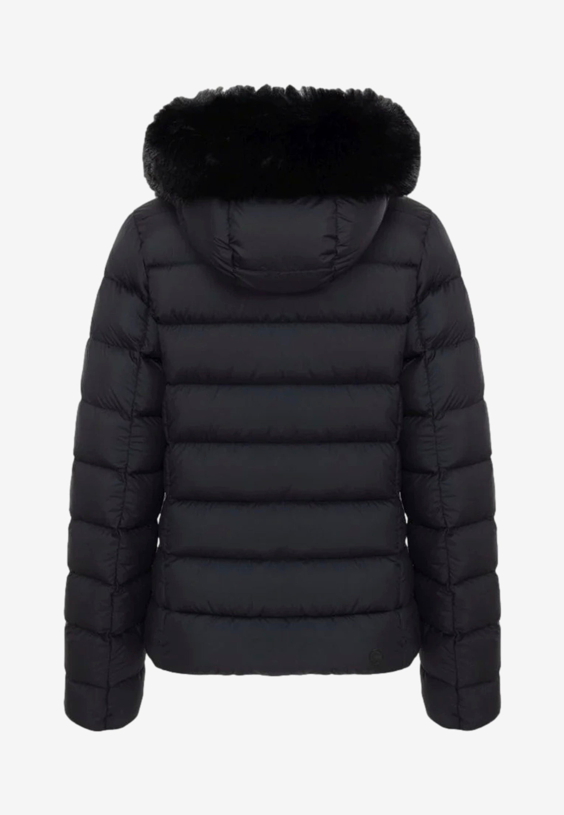 Colmar Piumino da Donna Nero Imbottito con Cappuccio