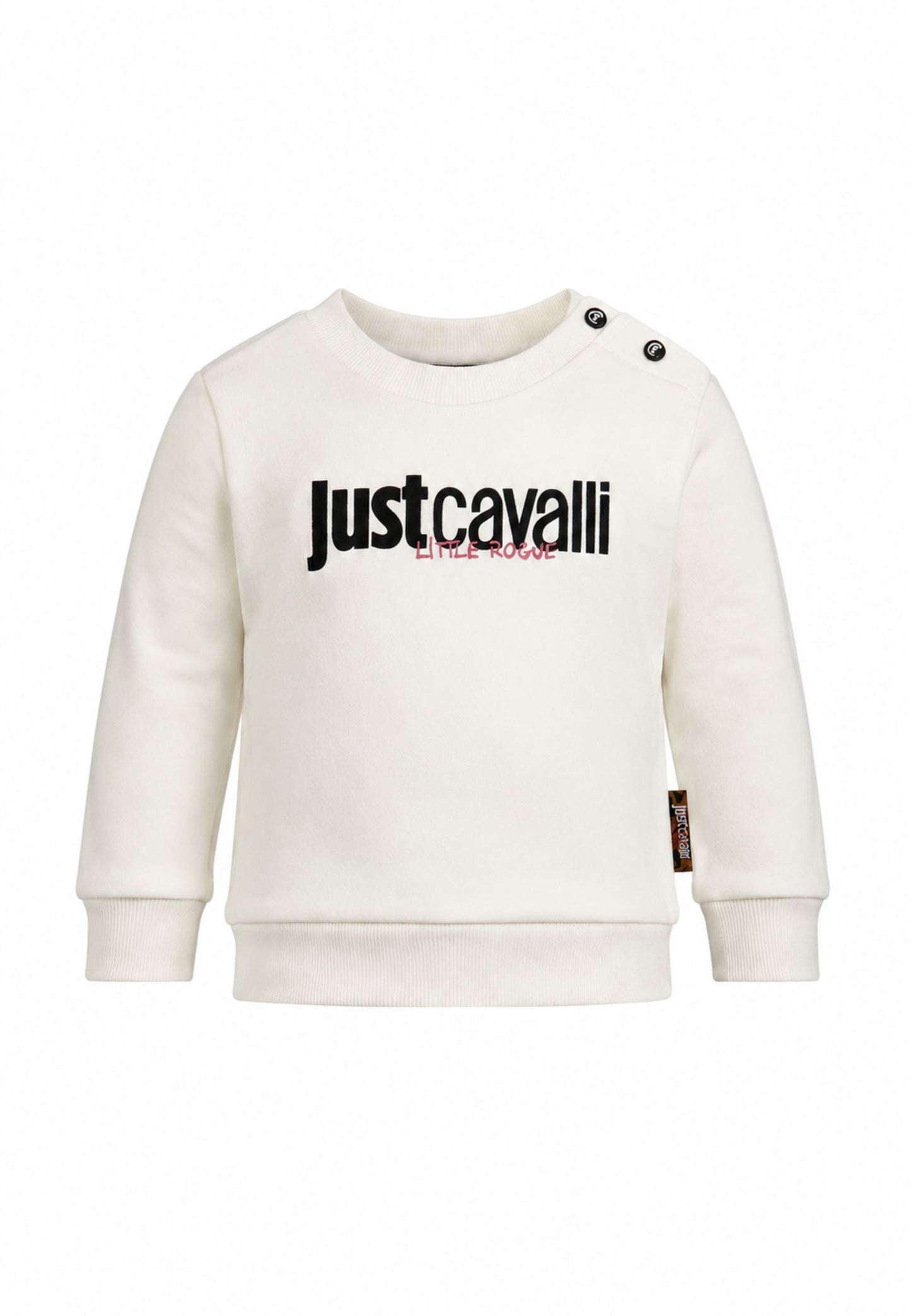 JUST CAVALLI completo panna con felpa girocollo e leggings stretti Bambine e ragazze jia26021cf.panna_