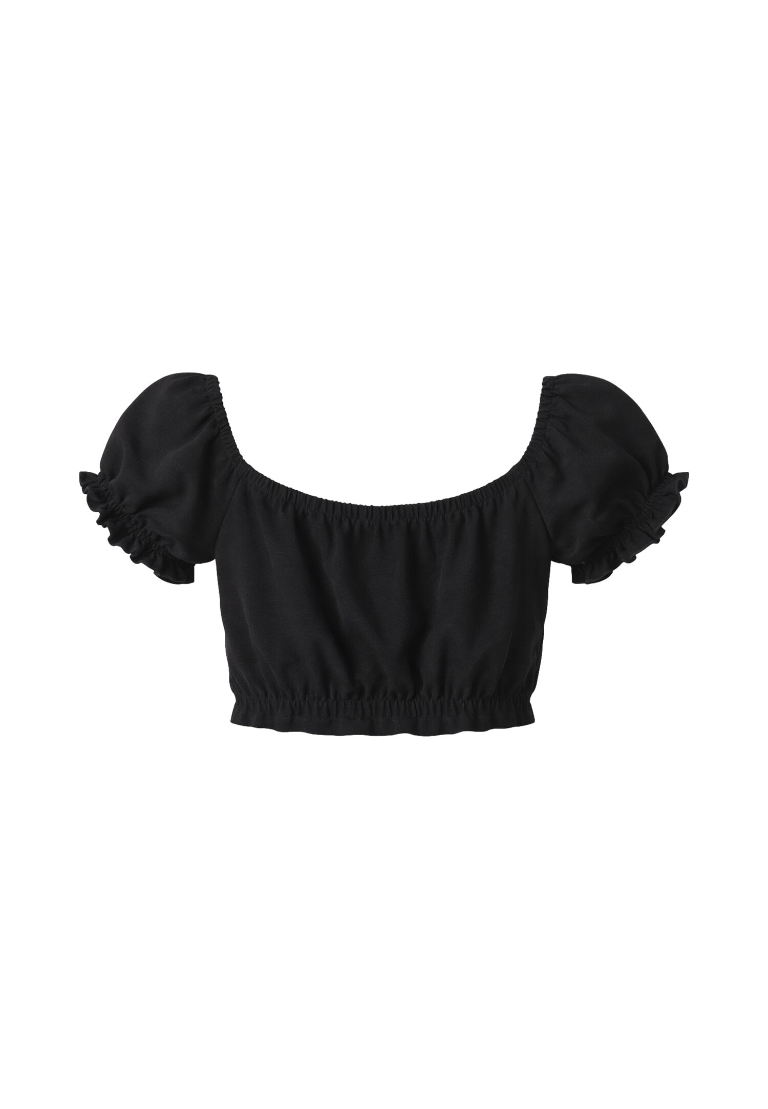 Mon Saurire Completo Top Crop e Pantalone Nero Bambina M1321J+M1324J_