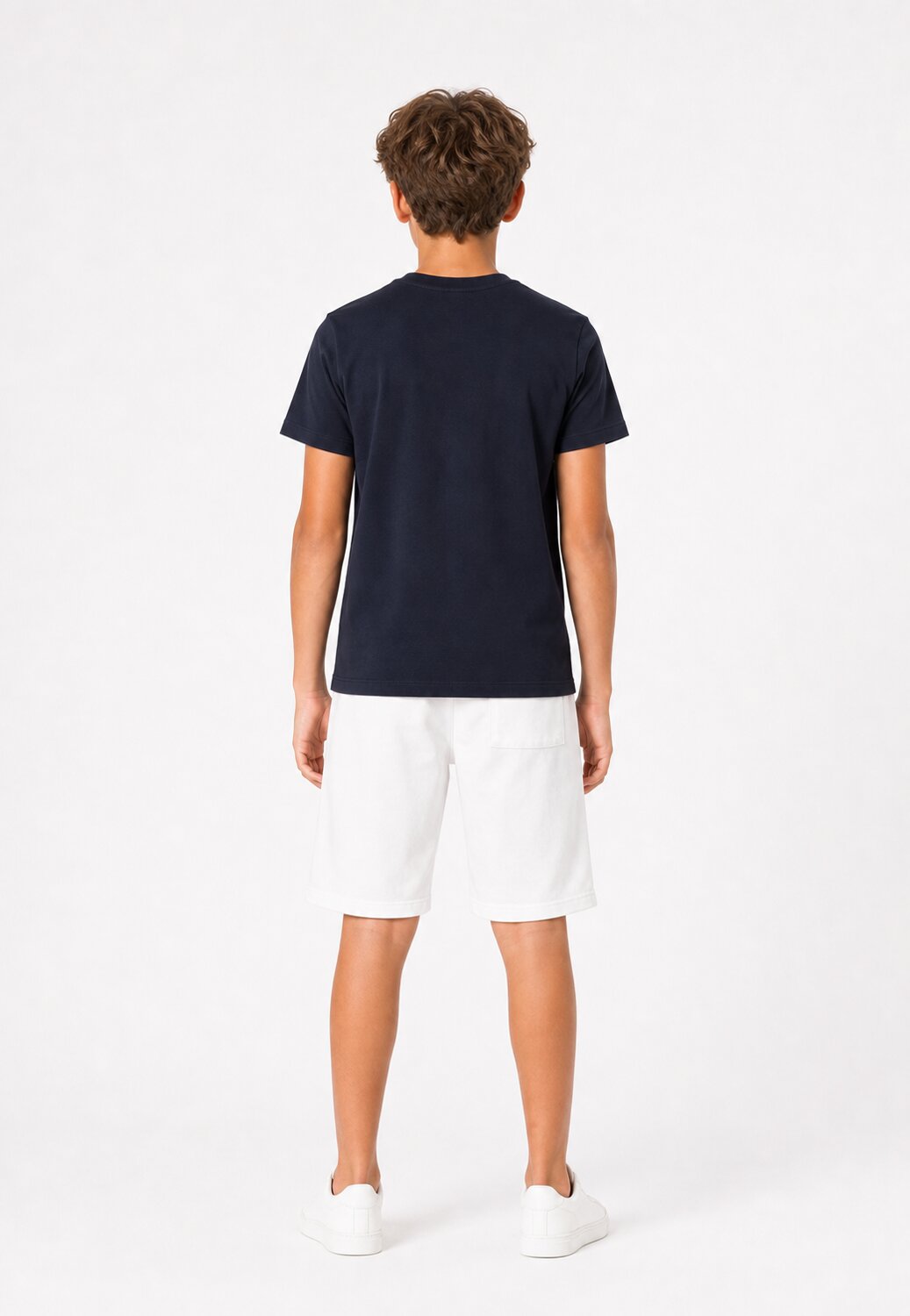 La Martina Completo Blu Con Logo Patch Bambino MAB0034_