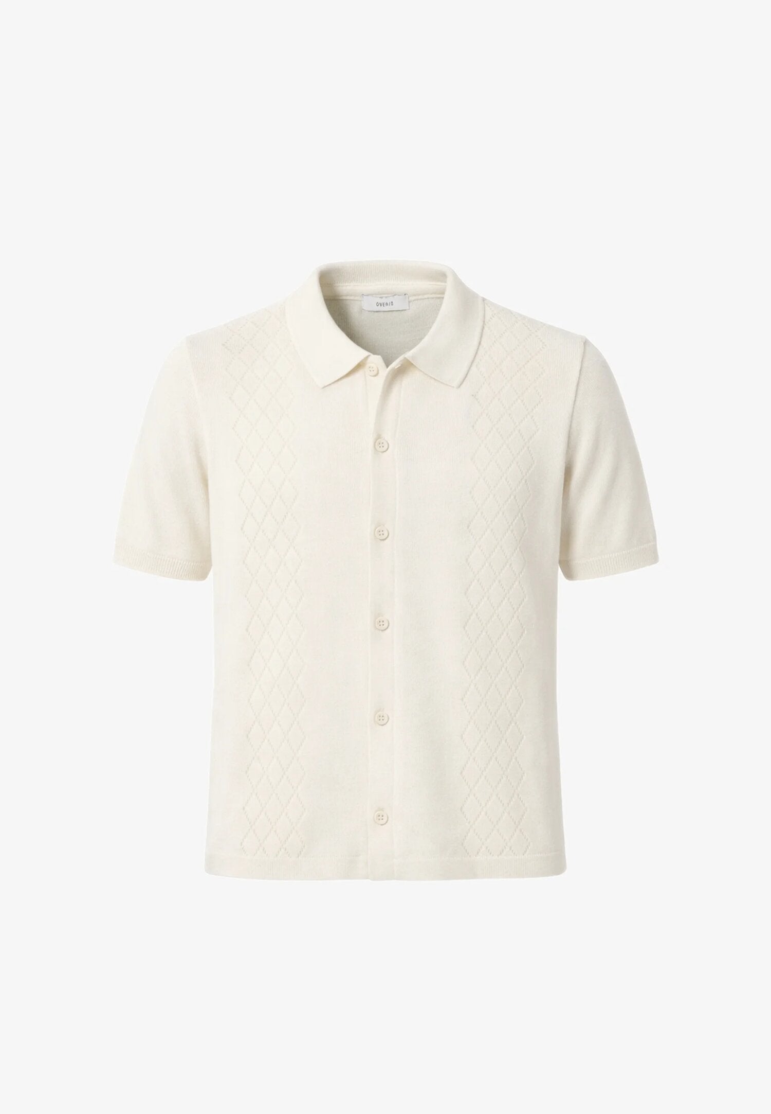 Overd Polo In Maglia Beige Bambino Con Bottoni - OK261430_