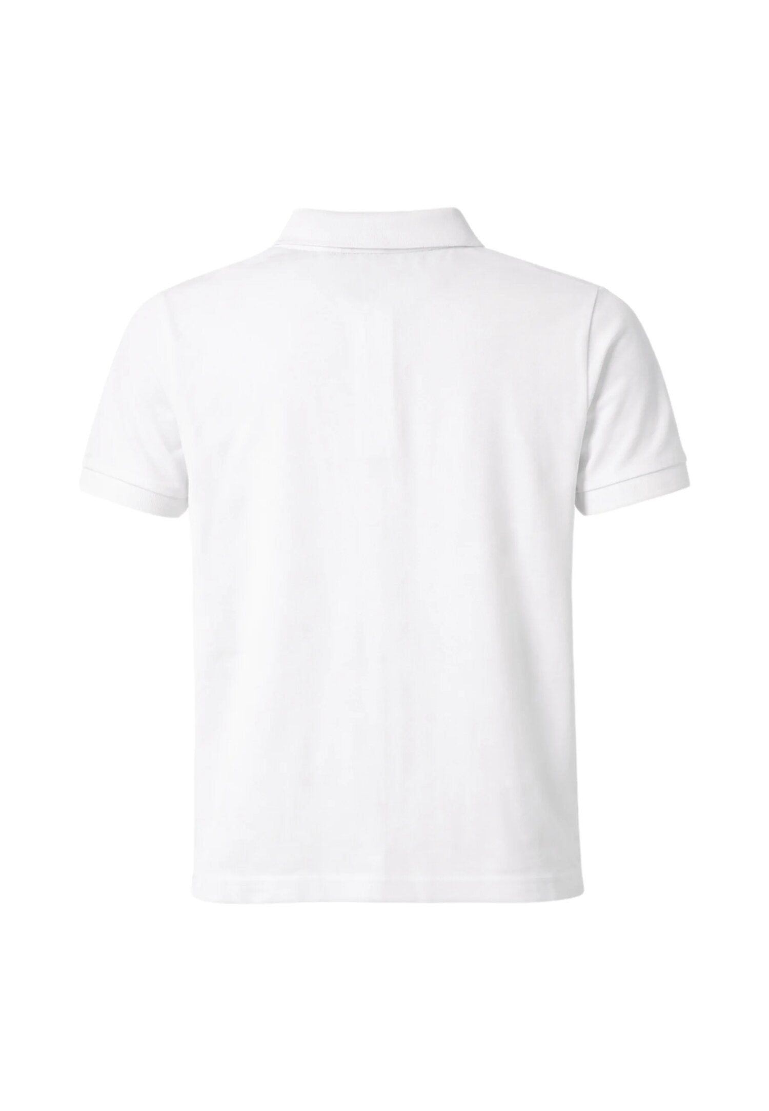 John Richmond Polo Bianca Logo Quadrato Uomo Maniche Corte - UMP26036PO_