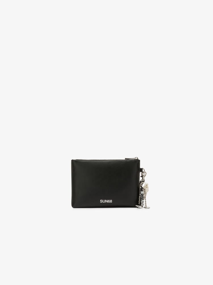 Sun68 pochette nera donna logo sul davanti