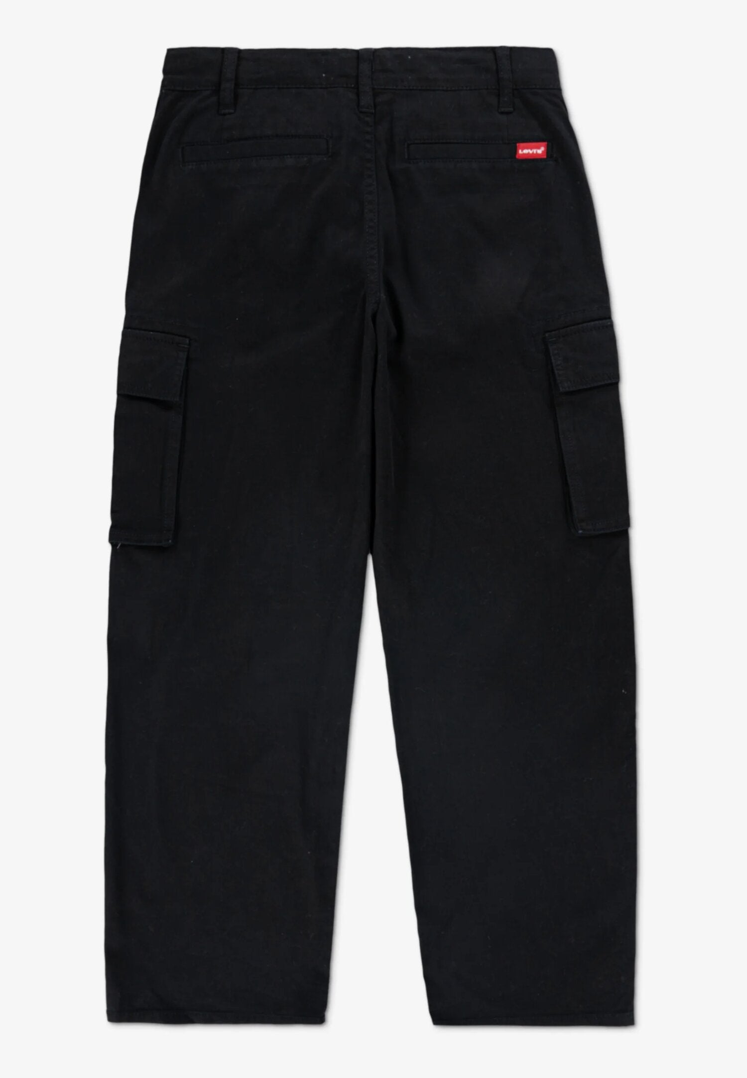 Levi's Pantalone Cargo Nero Bambino In Cotone Vita Regolabile Sportivo AI25