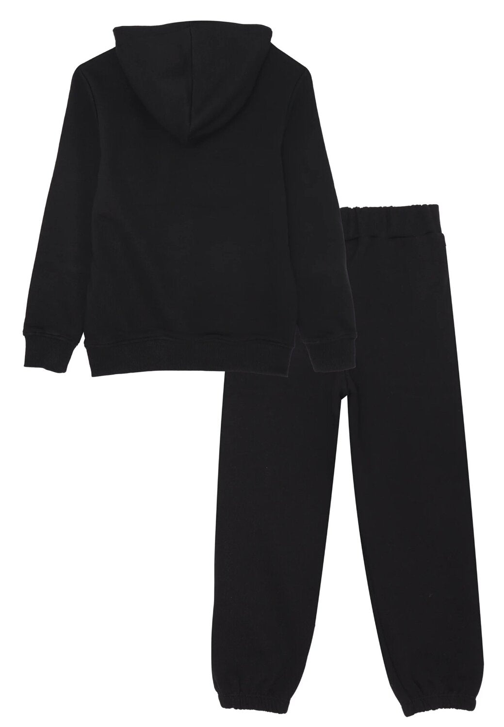 John Richmond tuta bambino nera cotone inverno con cappuccio