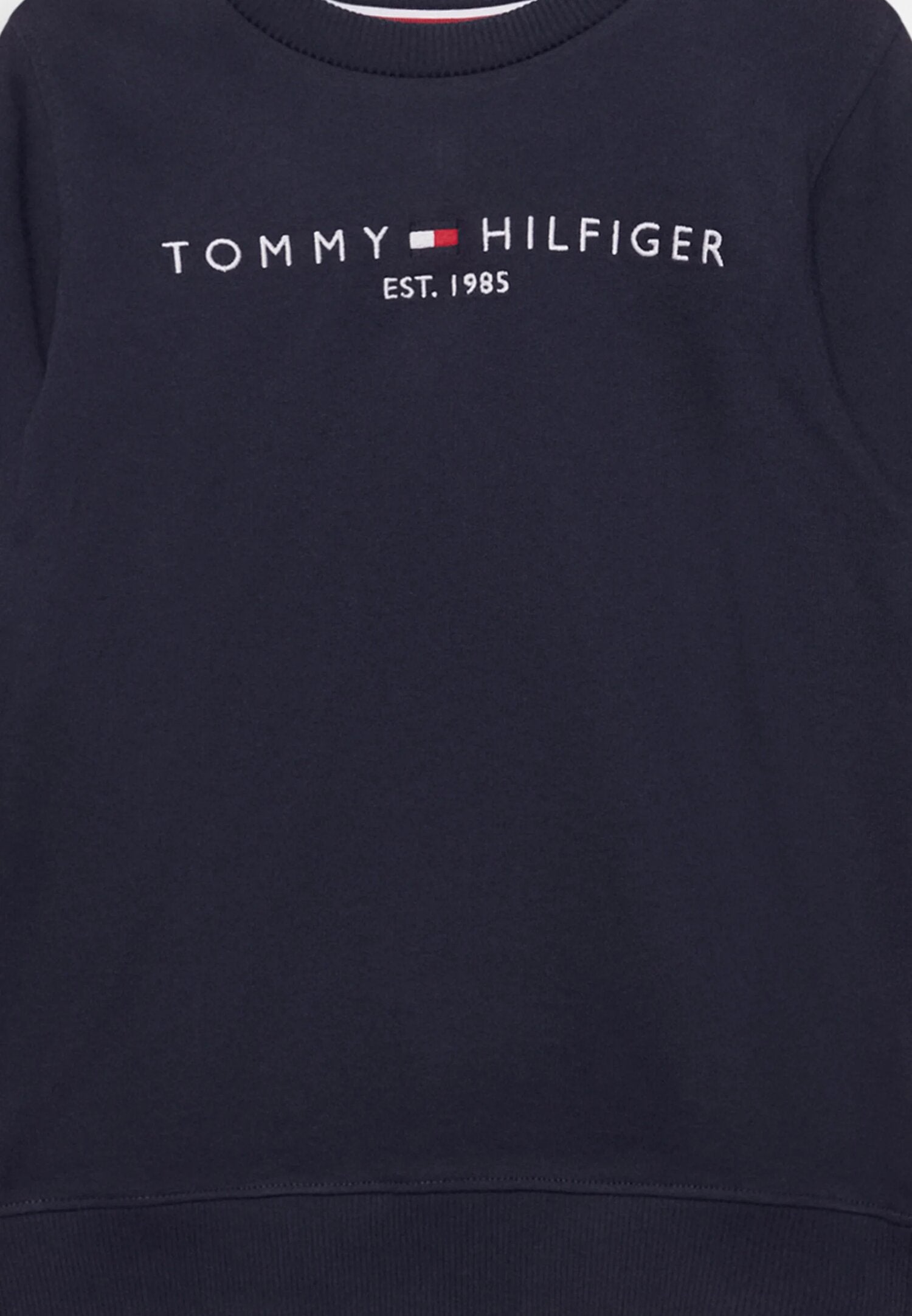 Tommy Hilfiger Felpa Blu Con Logo Centrale Bambino KS0KS00212C87JUN_