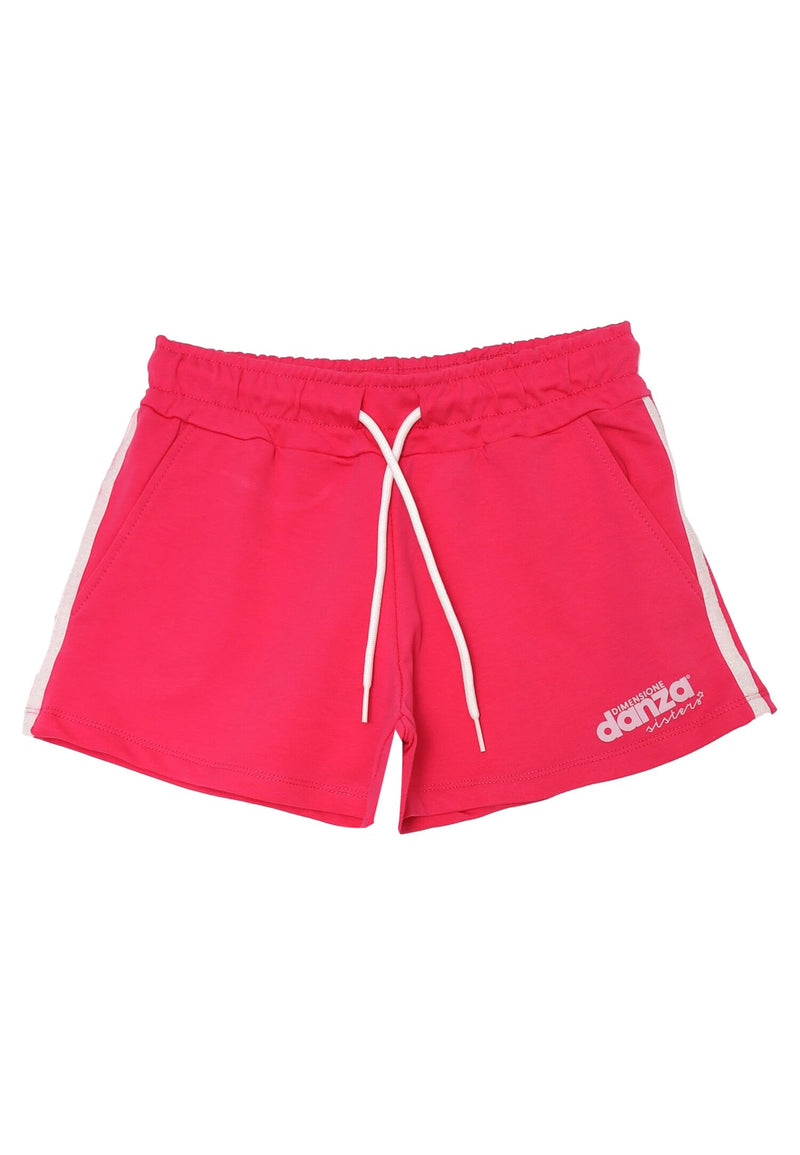 Cream and fuchsia outfit Dimensione Danza girl summer 2025 sporty look - CREAM | CammarataMode