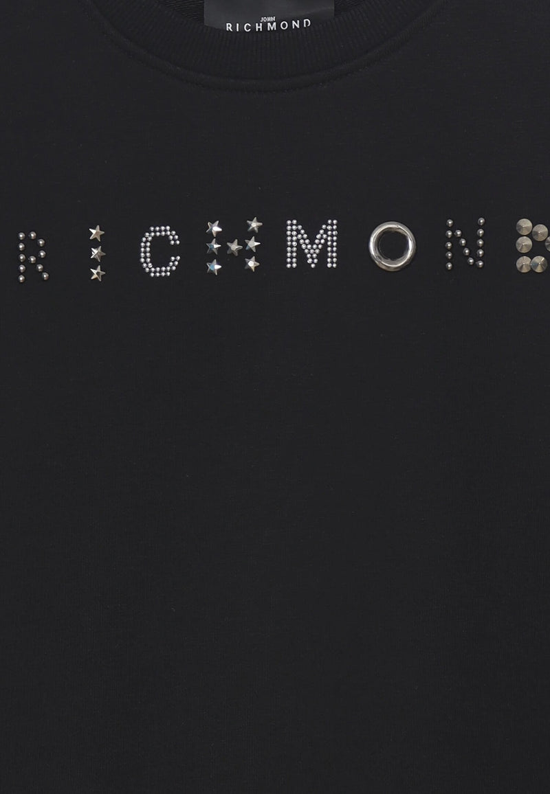 Felpa Bambina Richmond Maglieria - Felpe Bambina e Ragazza - NERO | CammarataMode