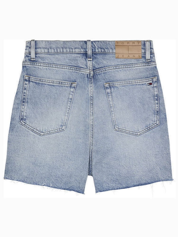 Tommy Jeans shorts in denim donna patch con logo