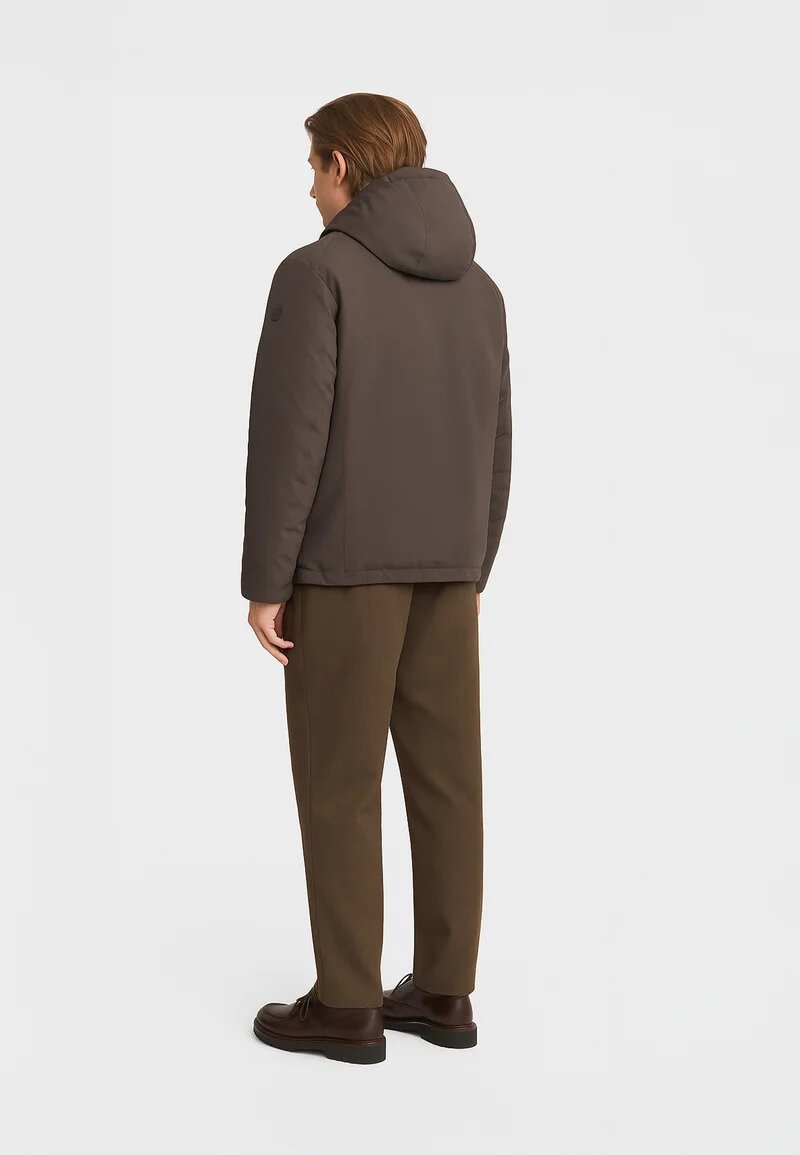 Ciesse Piumini Giubbotto Marrone Uomo In Nylon Reversibile Invernale AI25