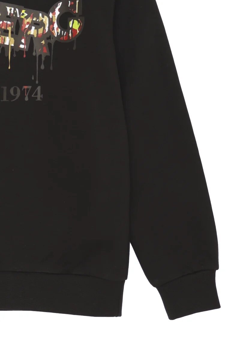 Iceberg Felpa Nero Bambino In Cotone Girocollo | Stile Sportivo AI25 | CammarataMode