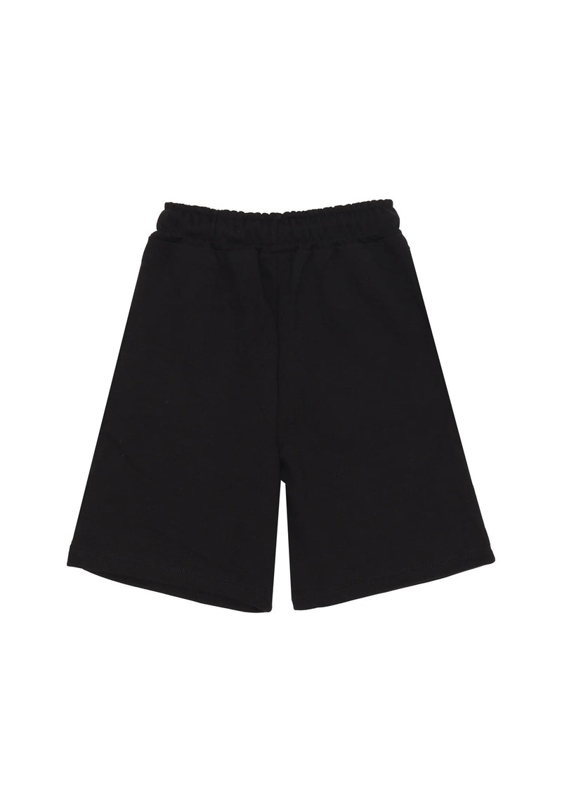 Disclaimer Completo Sportivo Bambino Nero 8-16 Anni Stampa Fluo Cotone - NERO | CammarataMode