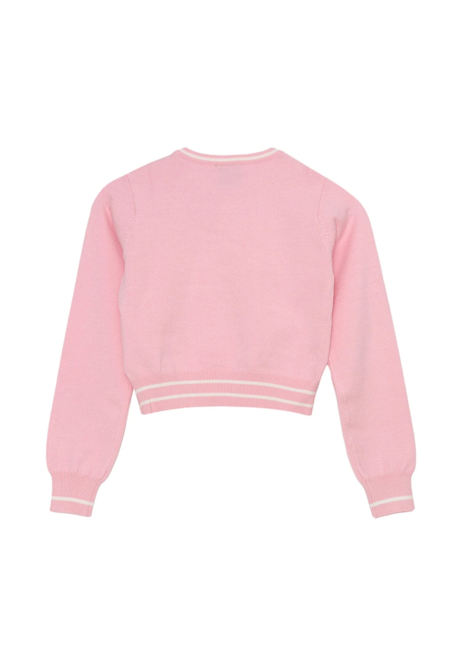 Marc Ellis Completo Rosa Bambina Con Gonna In Maglia Girocollo Elegante AI25