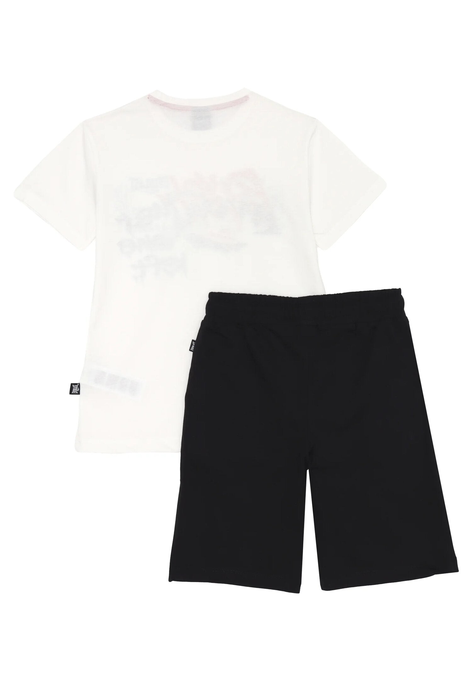 Everlast Complete T-shirt and pants Kids black and off white 8-16 years | CammarataMode