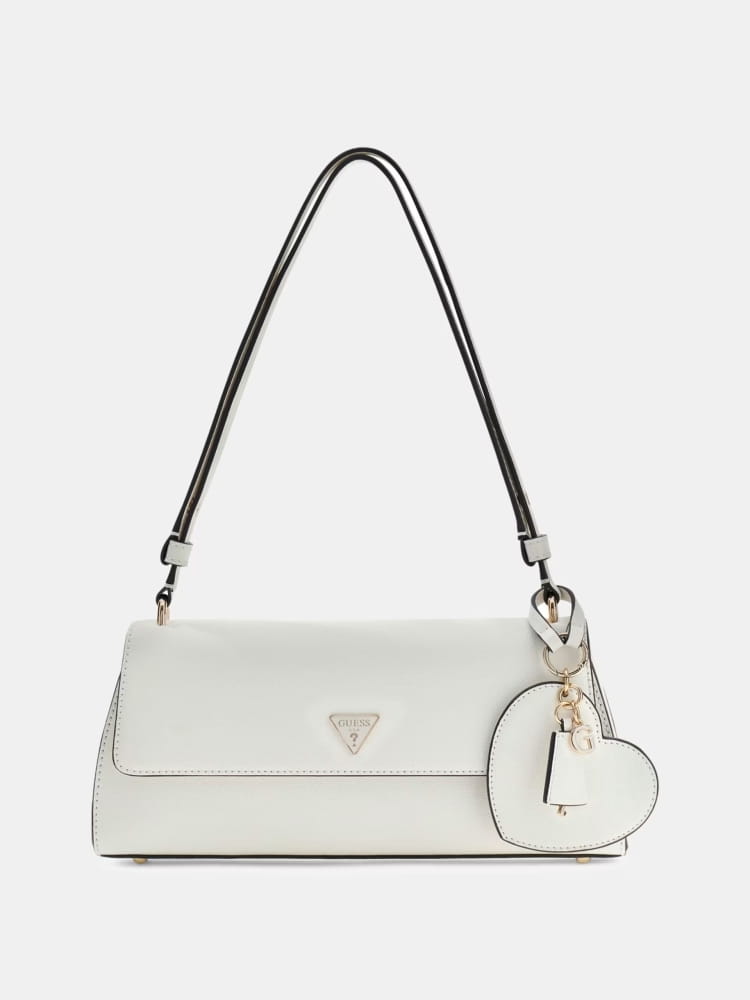 Guess borsa bianca donna mini logo sul davanti