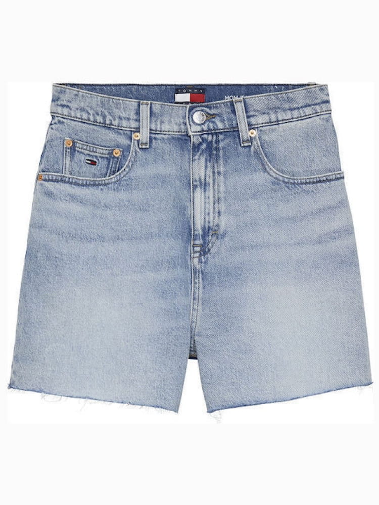 Tommy Jeans shorts in denim donna patch con logo