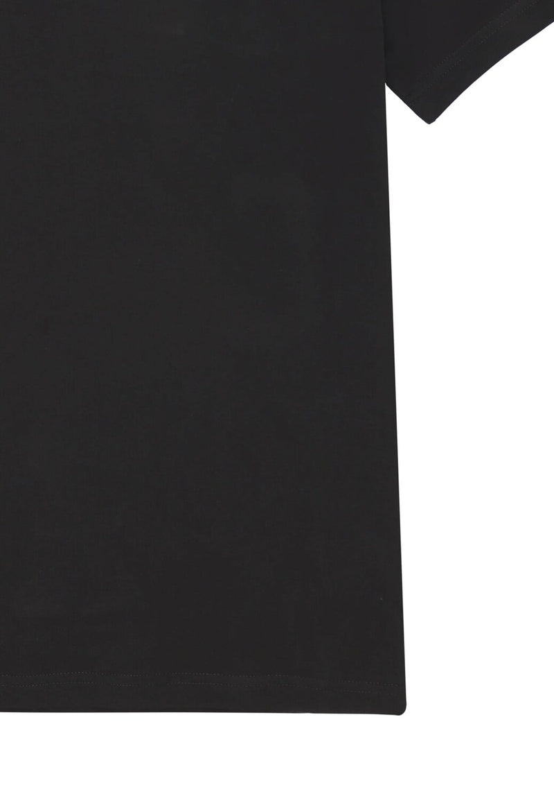 John Richmond T-shirt Uomo Nera – Cotone 100% con Stampa Logo RICH - NERO | CammarataMode