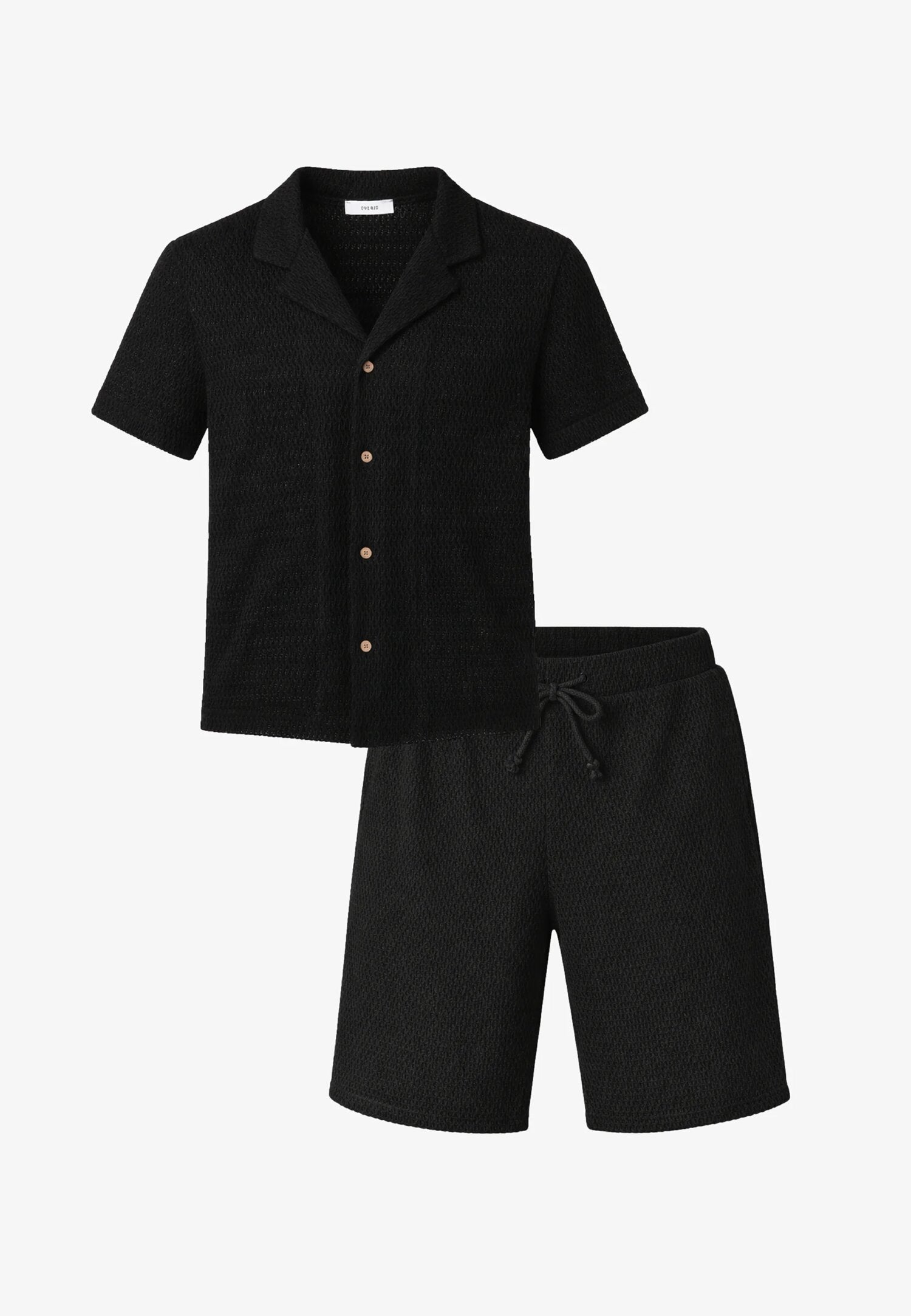 Overd Completo Nero In Maglia Bambino 1355SC+1356SB_