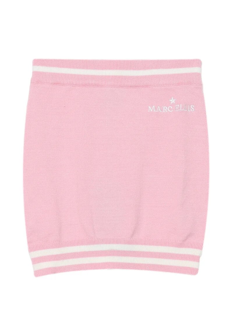 Marc Ellis Completo Rosa Bambina Con Gonna In Maglia Girocollo Elegante AI25