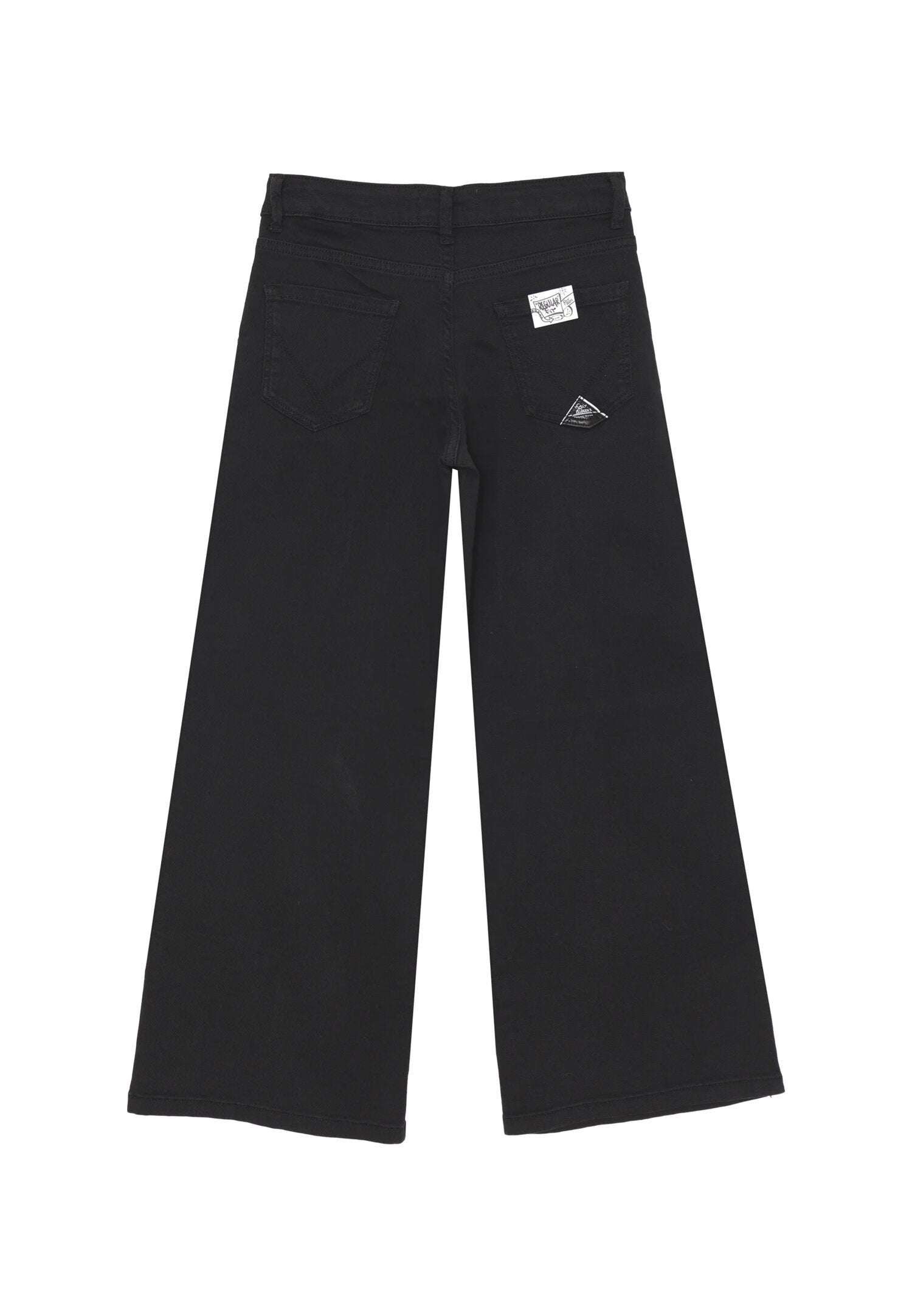 Roy Rogers Jeans a Zampa bambina – Black Denim Cotone 100%