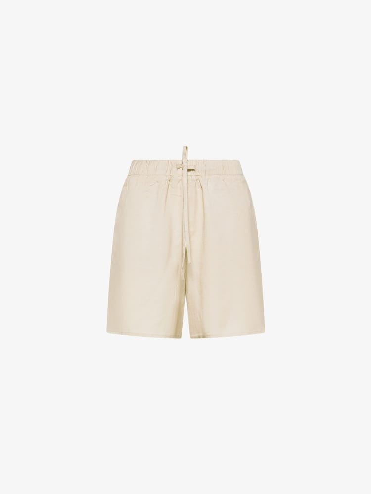 Sun68 shorts beige donna logo sul lato