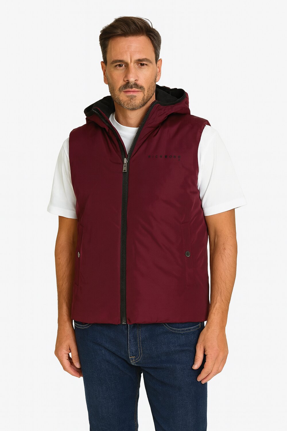 JOHN RICHMOND – Smanicato da Bambino con Cappuccio – Berry Nero