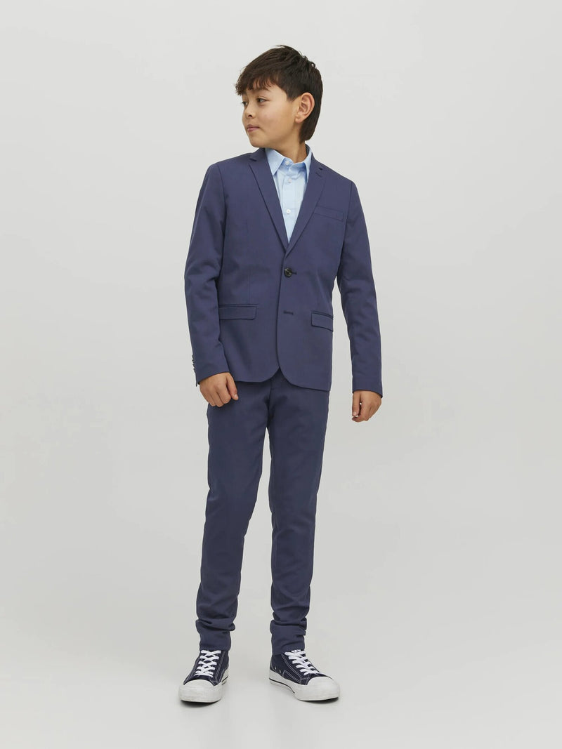 Jack & Jones Junior giacca elegante bambino e ragazzo medieval blu slim - BLU COBALTO | CammarataMode