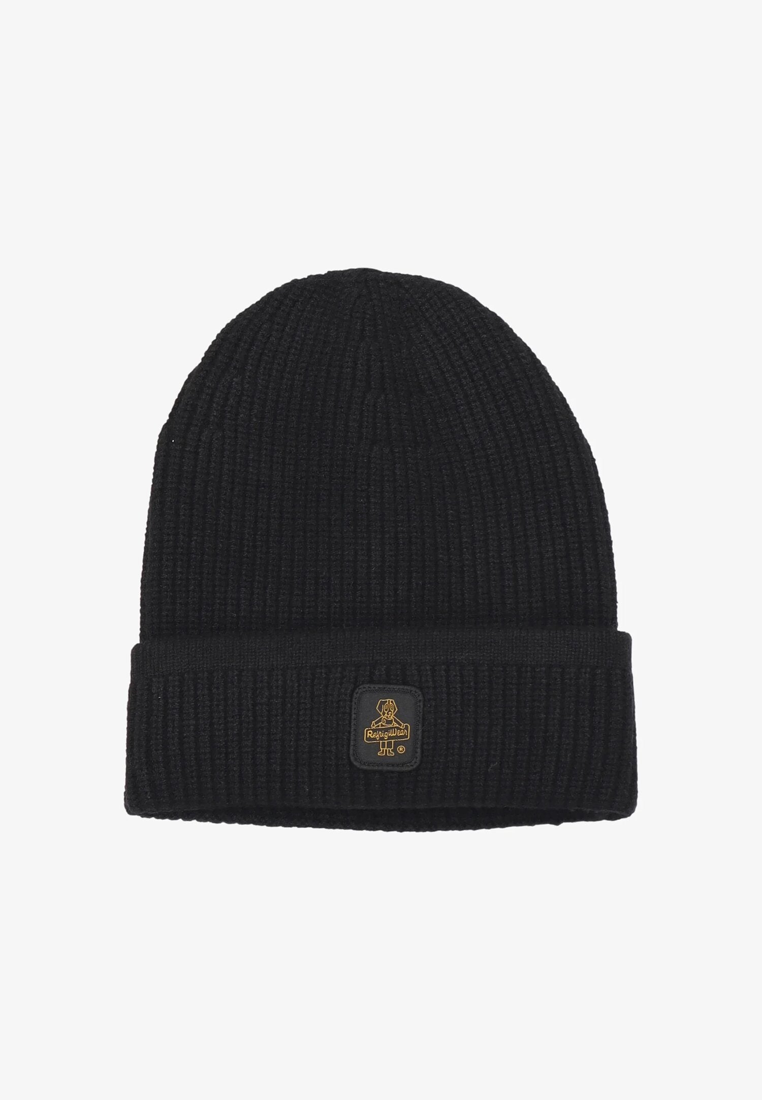 Refrigiwear Cappello Nero Bambino In Lana Cuffia Invernale AI25