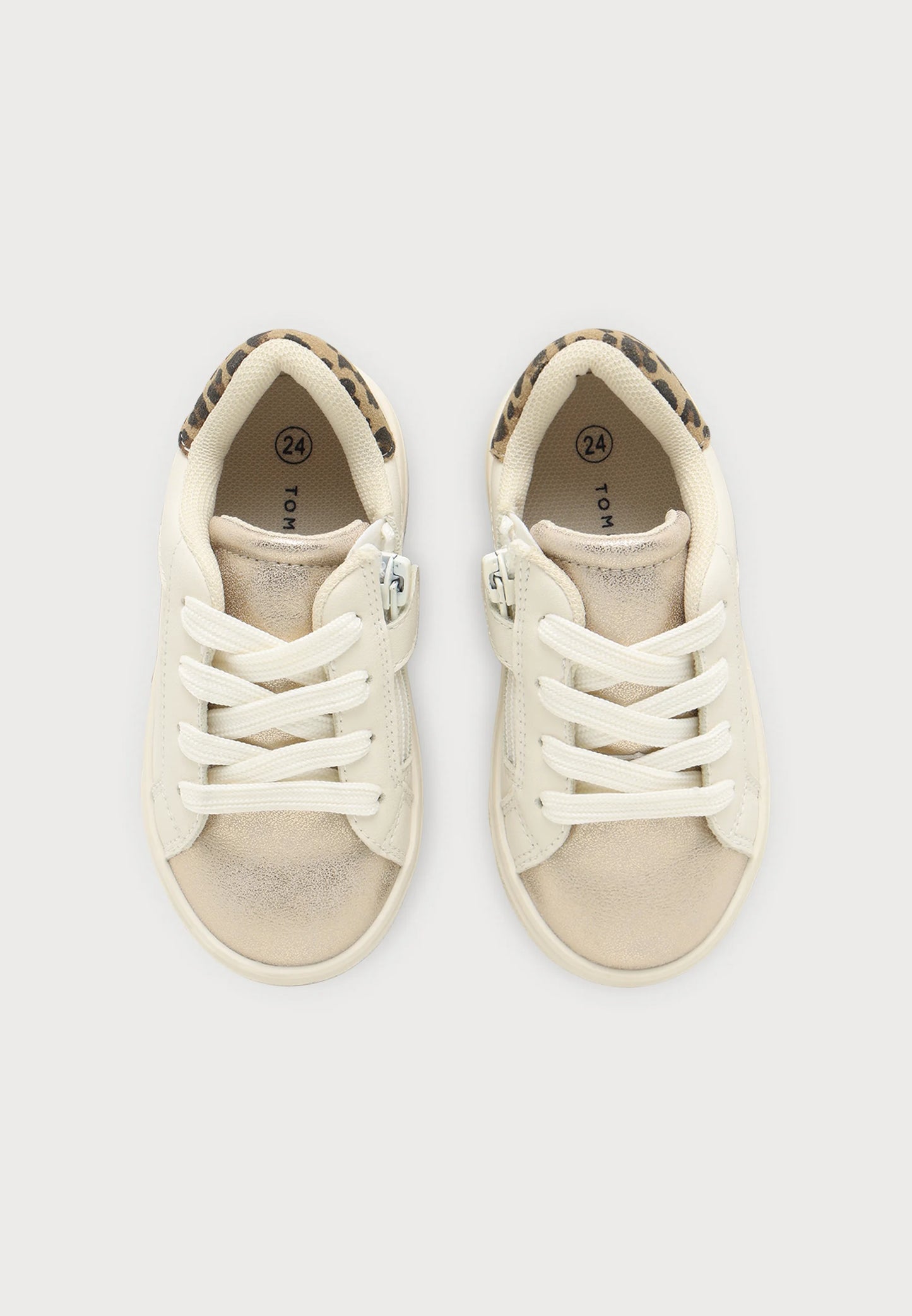 TOMMY HILFIGER SCARPA BIANCA CON LACCI E DETTAGLIO MACULATO Bambine e ragazze D-T1A9-35064-0826Y628.BIA_