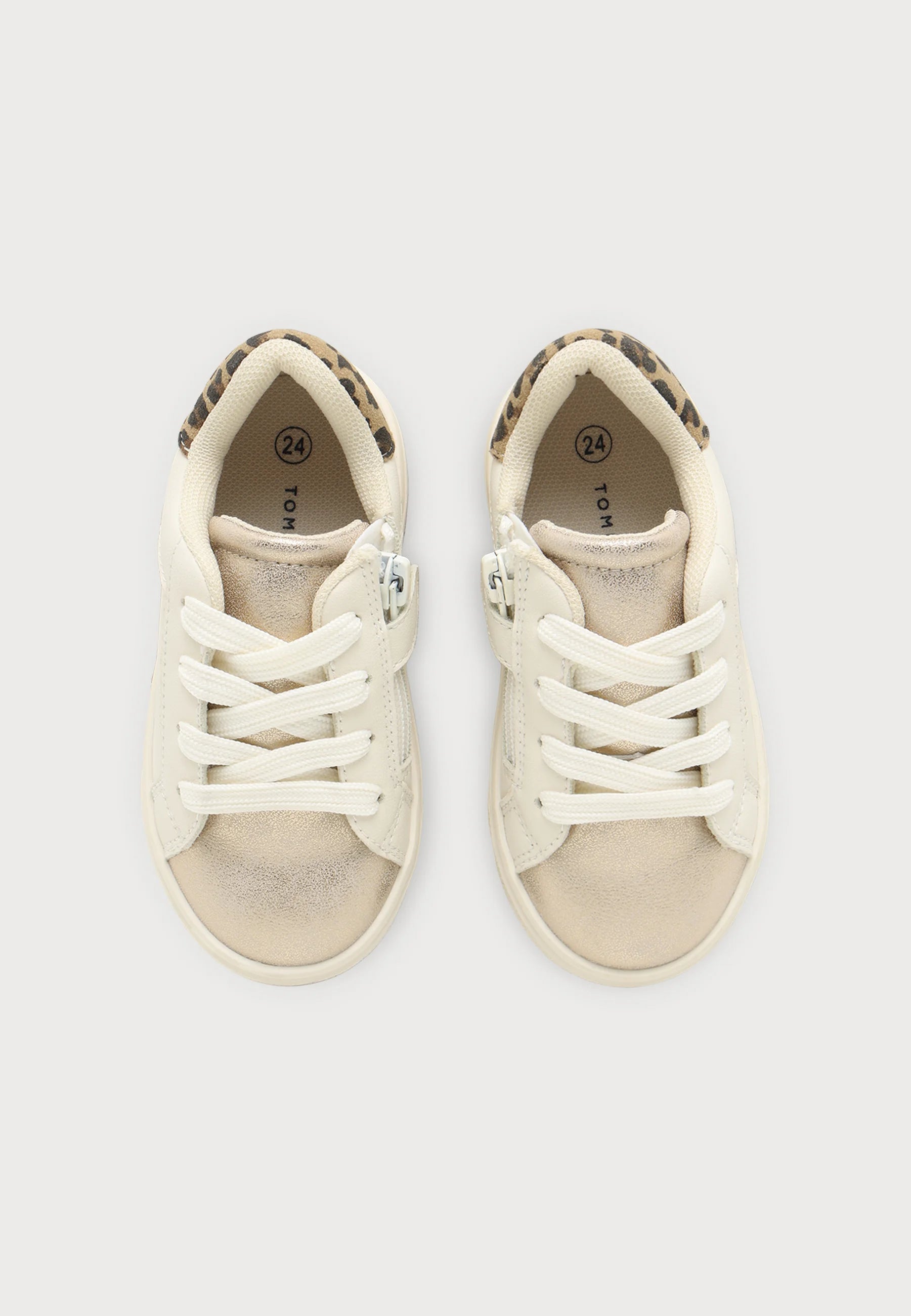 TOMMY HILFIGER SCARPA BIANCA CON LACCI E DETTAGLIO MACULATO Bambine e ragazze D-T1A9-35064-0826Y628.BIA_
