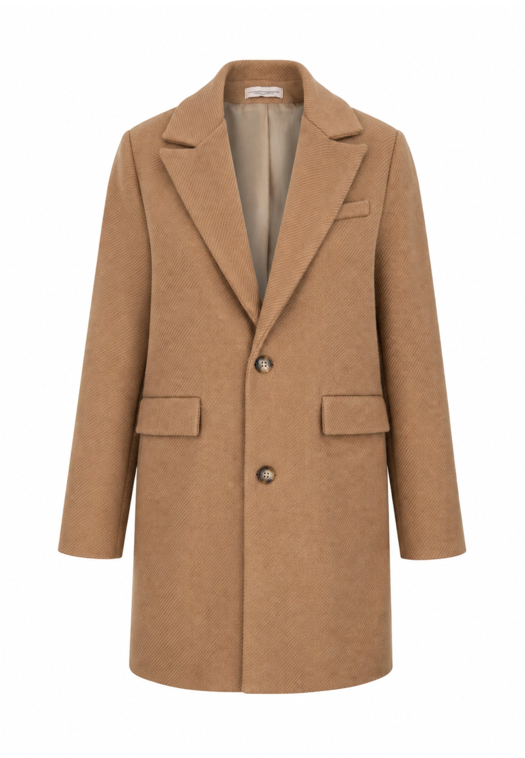 MON SAURIRE cappotto CAMMELLO CON LAPEL E DOPPIO BOTTONE Bambine e ragazze m1430j.camel_