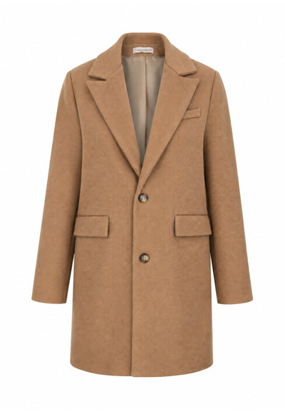 MON SAURIRE cappotto CAMMELLO CON LAPEL E DOPPIO BOTTONE Bambine e ragazze m1430j.camel_