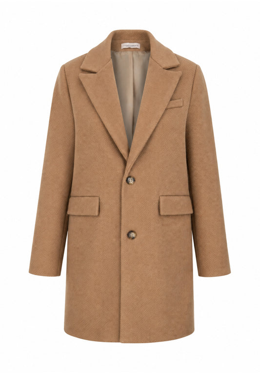 MON SAURIRE cappotto CAMMELLO CON LAPEL E DOPPIO BOTTONE Bambine e ragazze m1430j.camel_