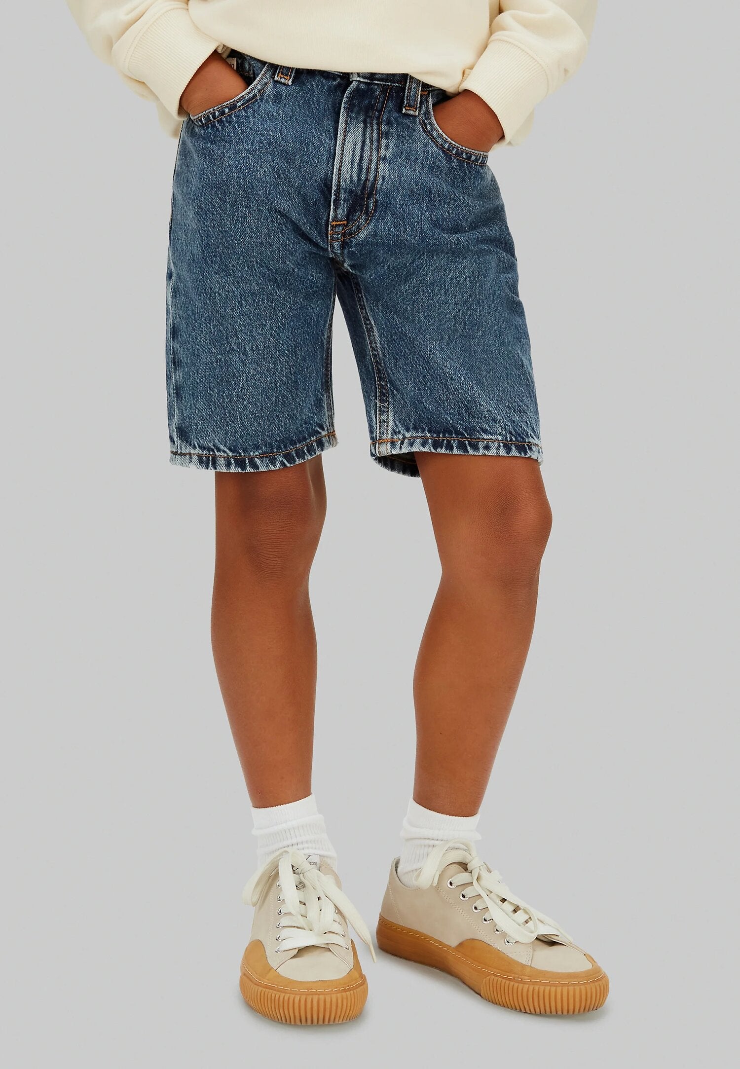 Calvin Klein Bermuda Di Jeans Blu Bambino LVCKSJC42B1BJ_