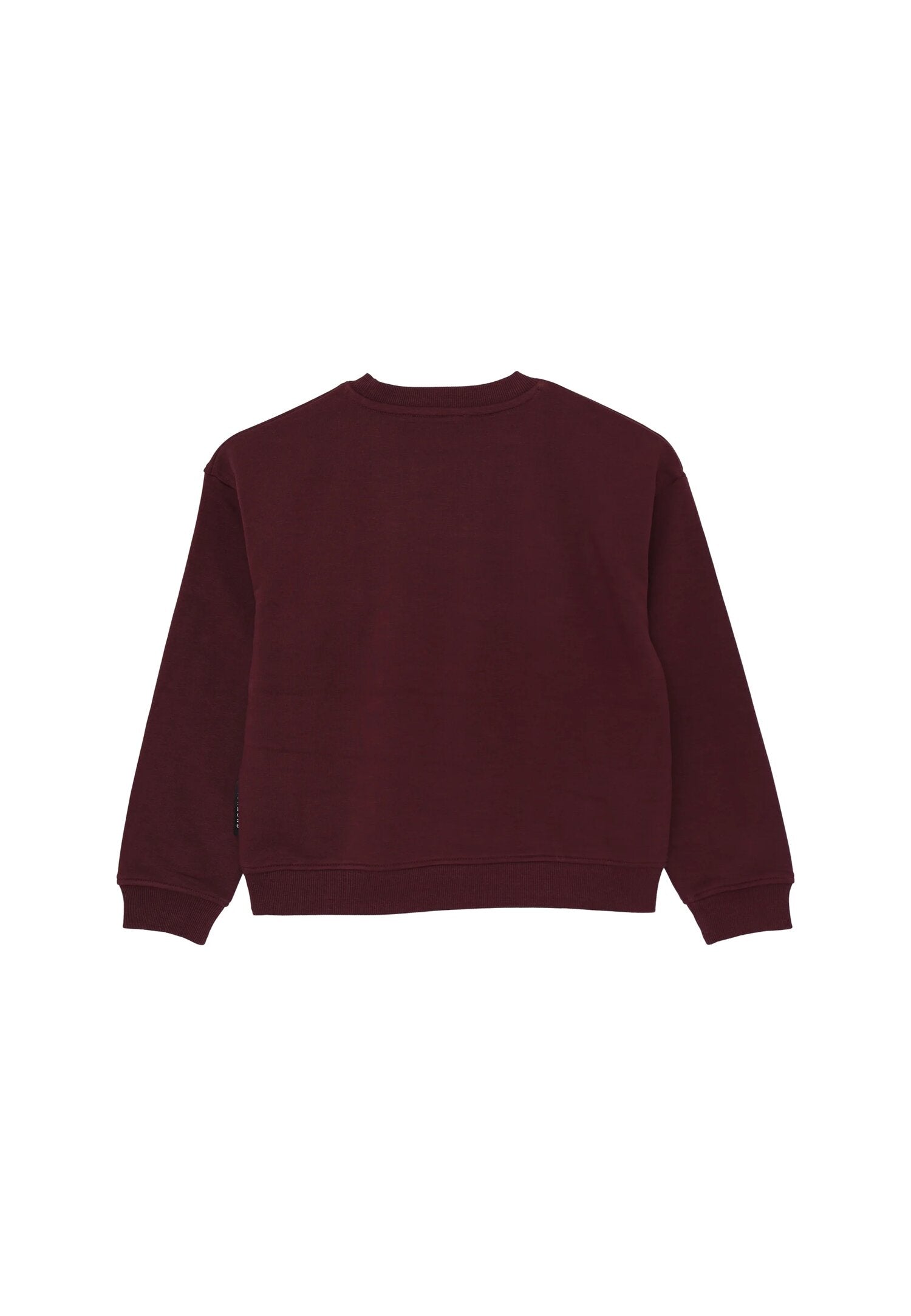 John Richmond Felpa Bordeaux Bambino In Cotone Girocollo Sportivo AI25