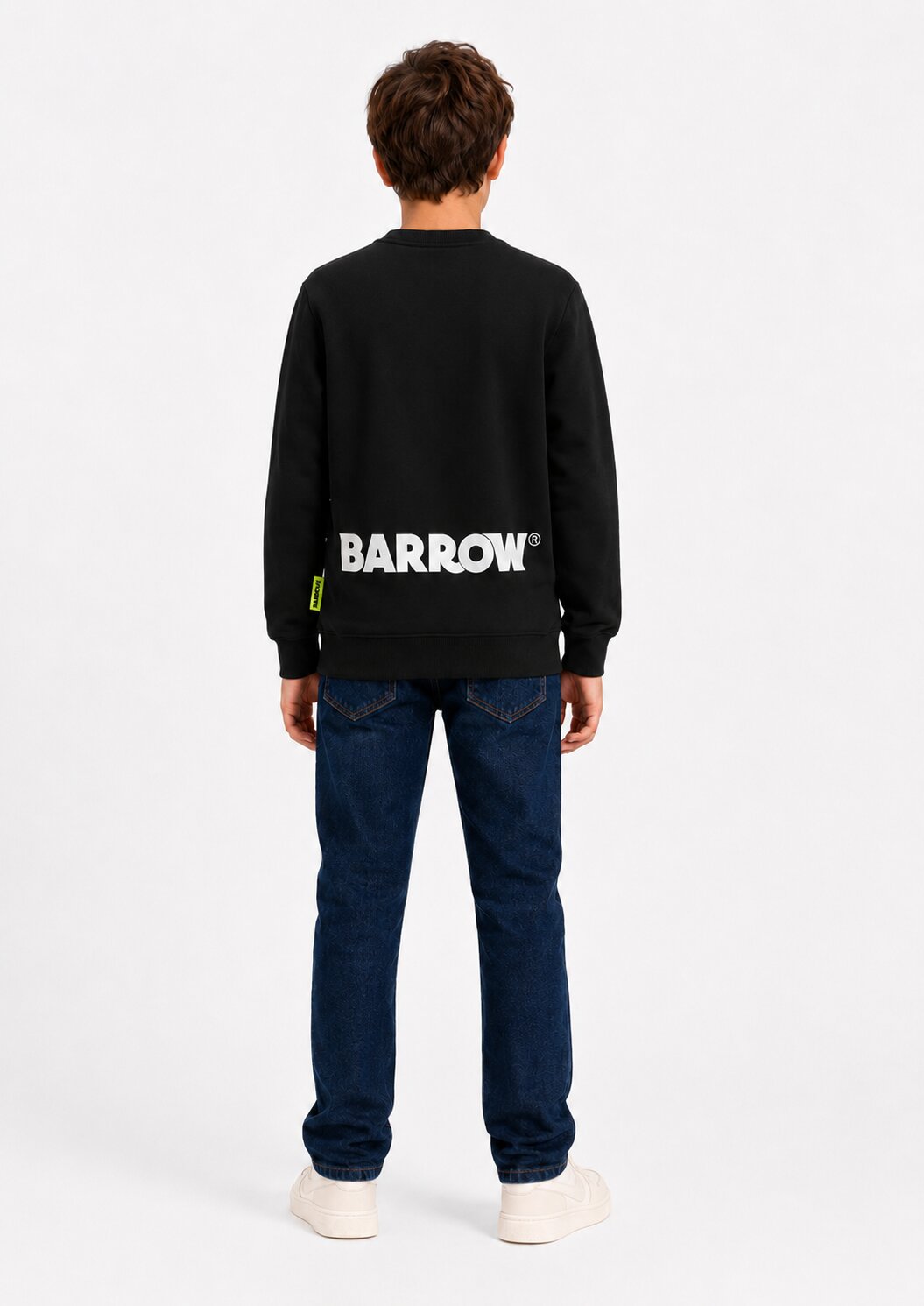 Barrow Felpa Nero Bambino S6BKJUSW241_