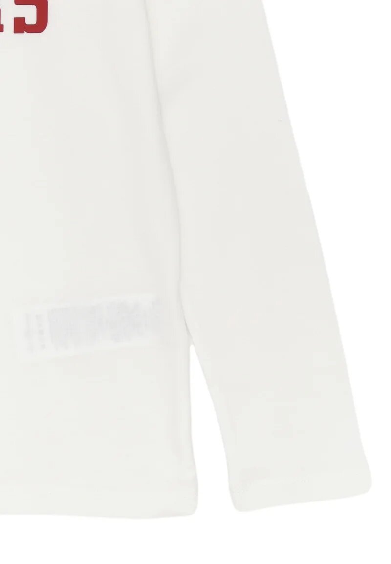 Roy Rogers Maglietta Manica Lunga bambino – Off White Cotone 100%