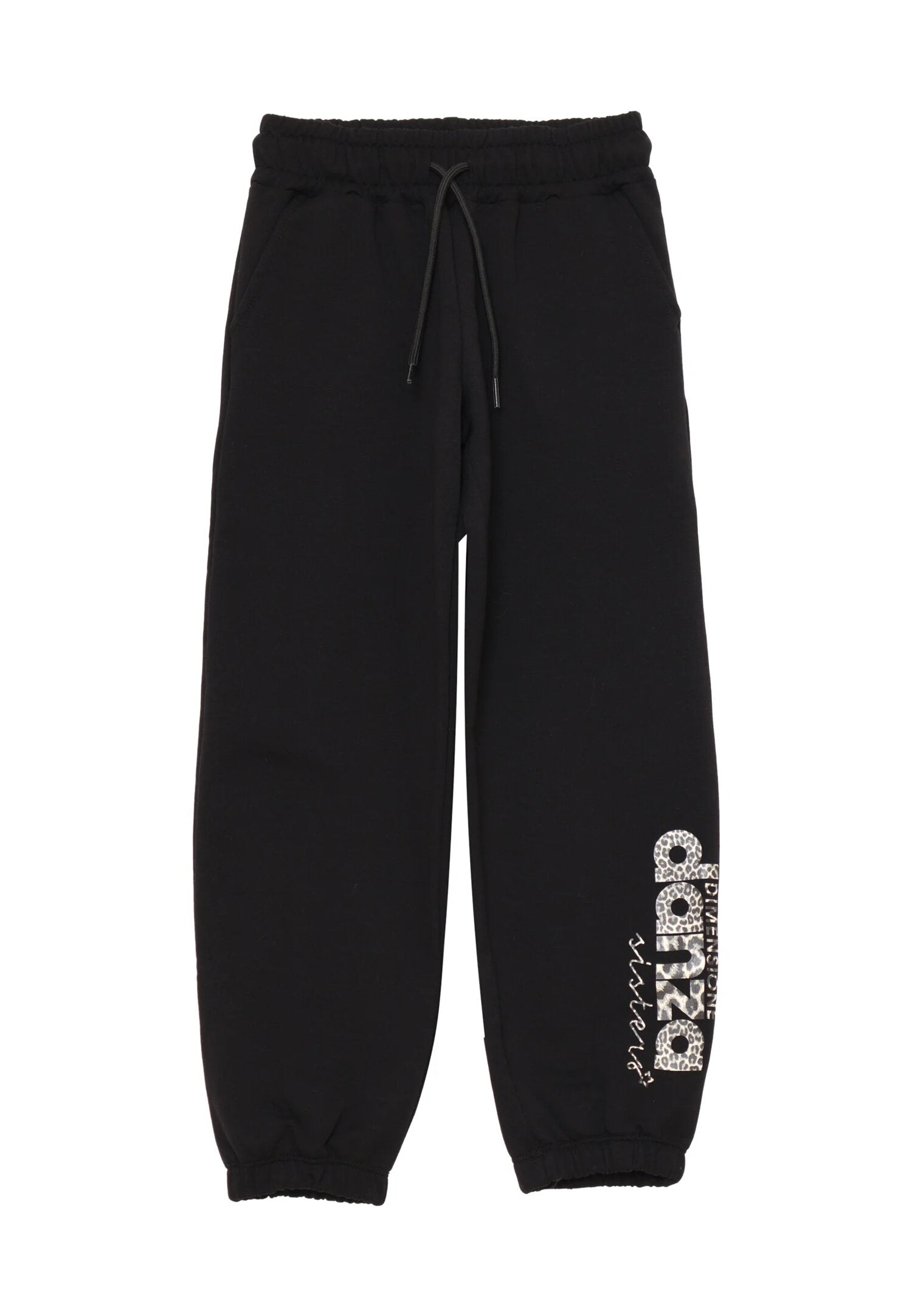 Dimensione Danza Tuta Nero Bambina Con Zip In Cotone Con Cappuccio Sportivo