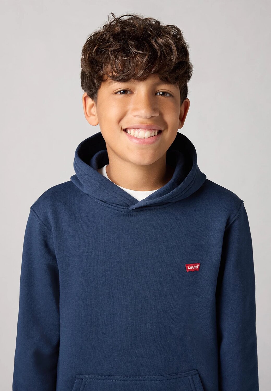 Levi’s Felpa con Cappuccio Bambino Mini Batwing – Blu Navy