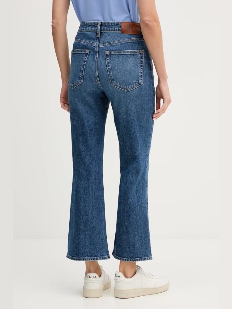 Calvin Klein pantalone in denim donna logo sul retro