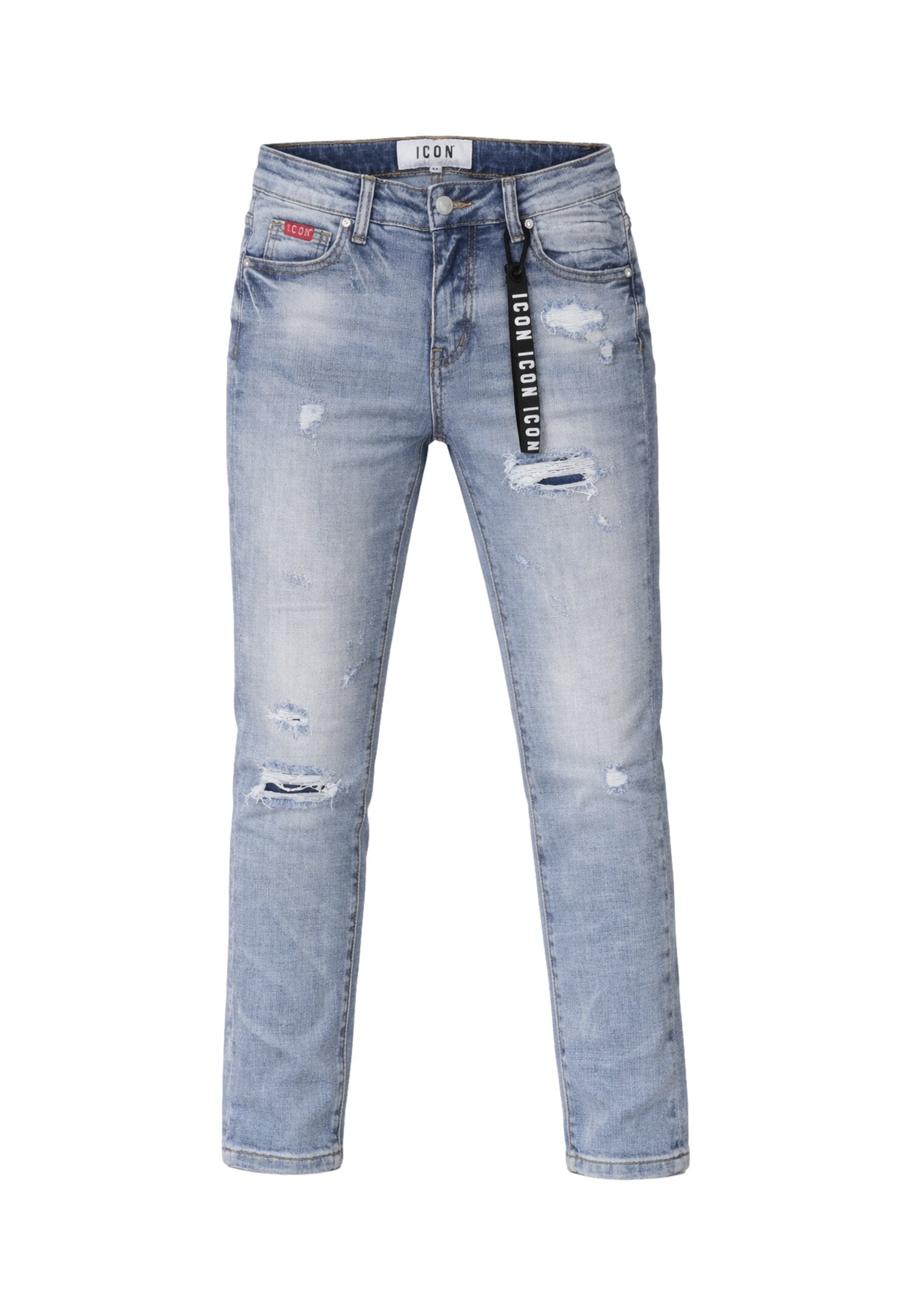 Icon Jeans Logo Tasca Dietro Bambino Slim Fit IBDT001032_