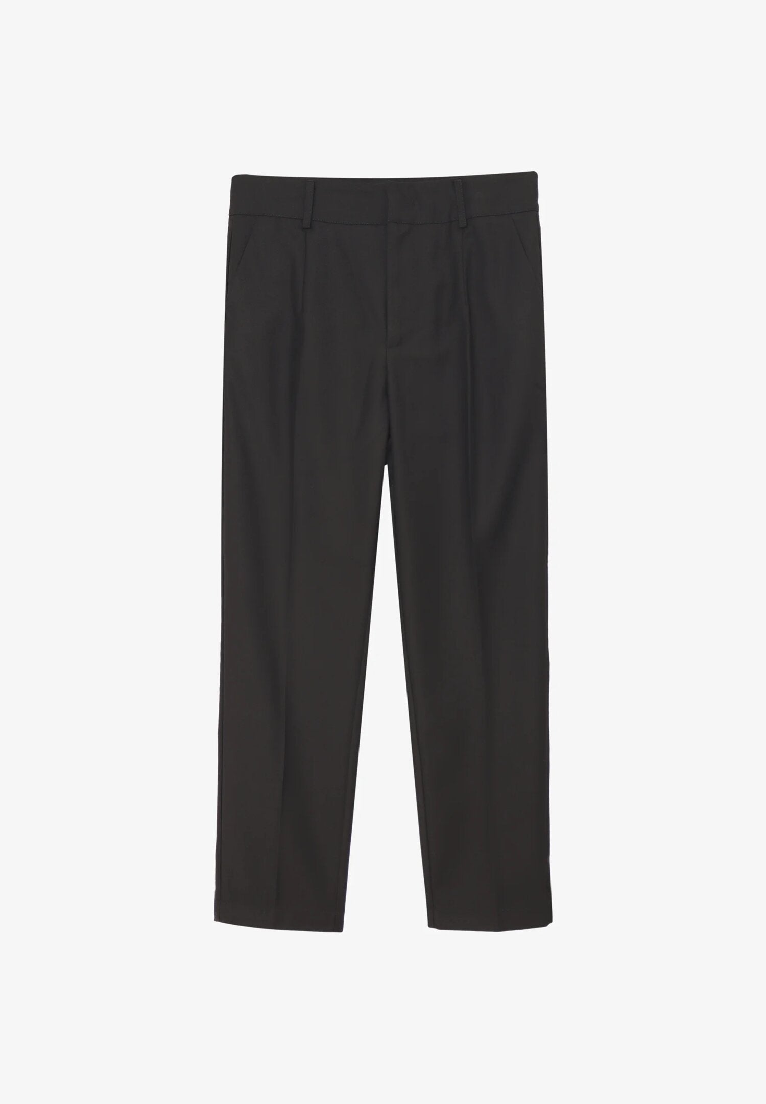 John Richmond Pantalone Chino Nero Bambino In Tessuto Vita Regolabile Elegante