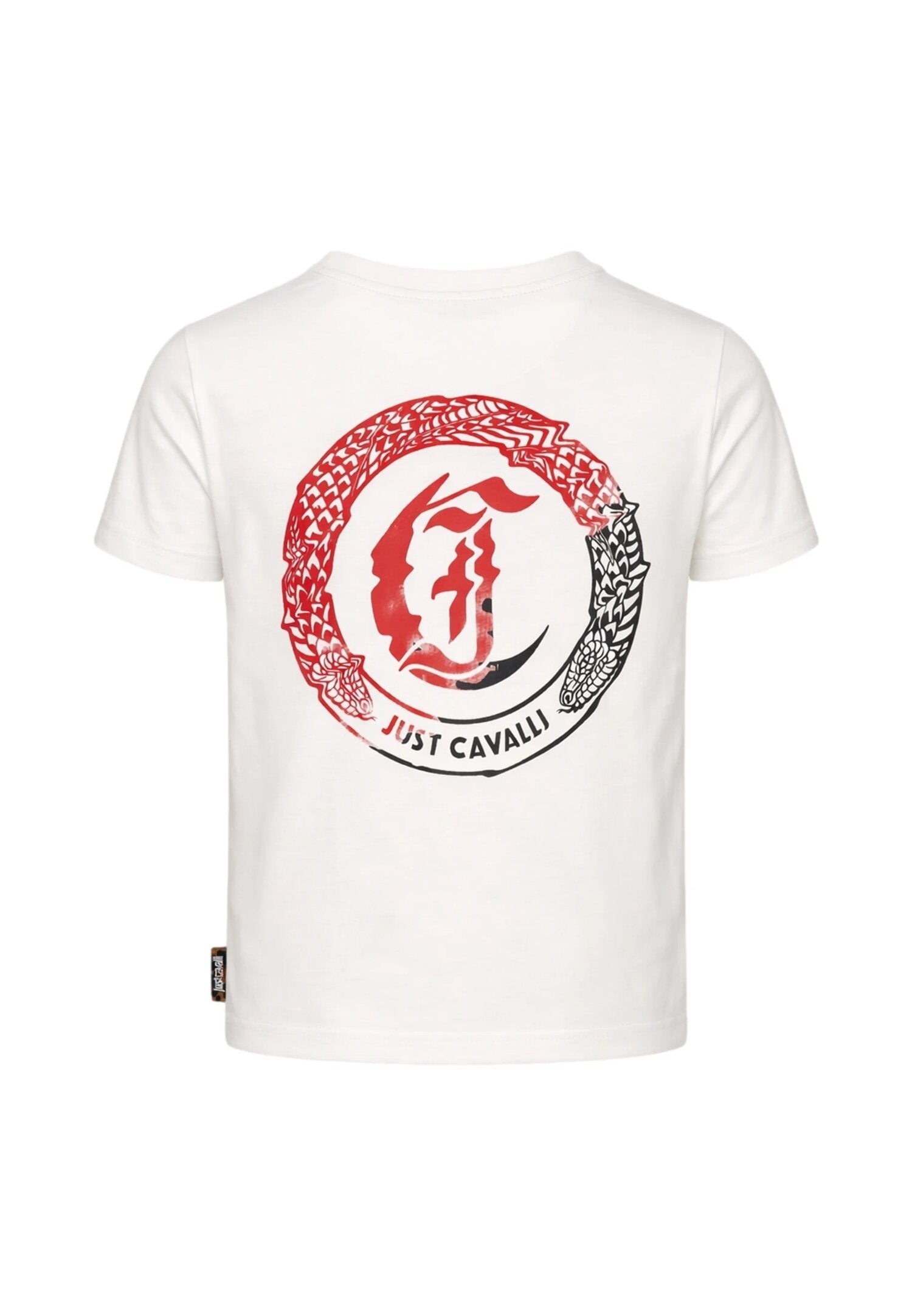 Just Cavalli Completo Bianco Con Stampa Dietro Bambino JBP26040CJ_